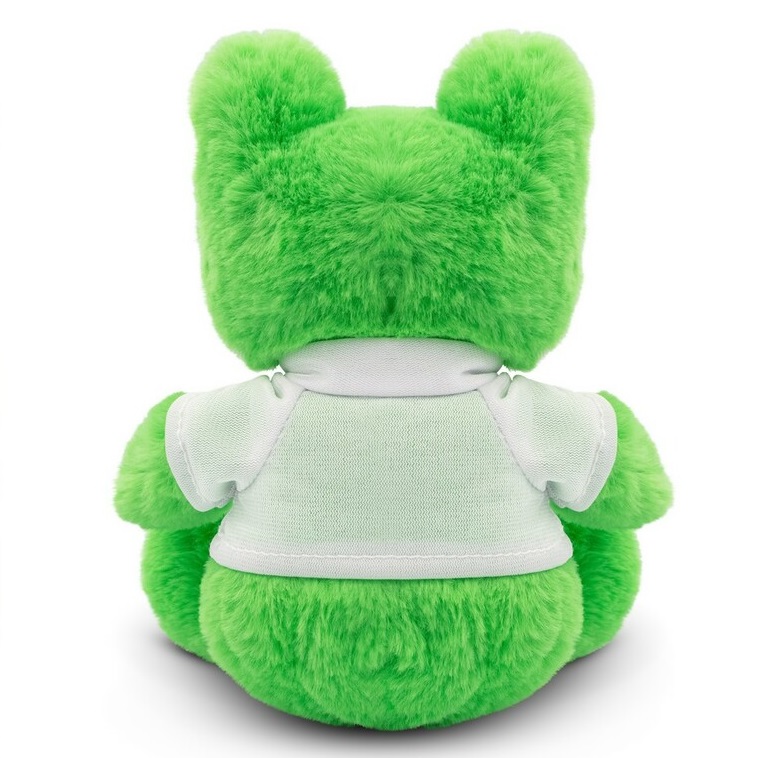 Teddy Frog with a White T-shirt for Printing